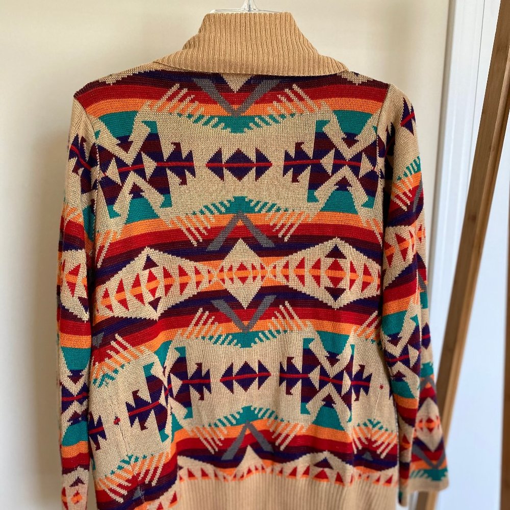 Aztec Print Cardigan - Picture 5 of 8